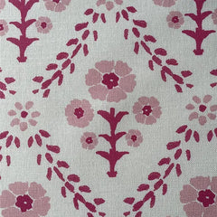 Indian Summer | Dark Pink Floral Fabric | Julia Brendel