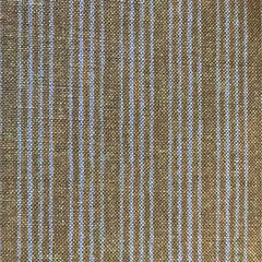 Tribes Narrow Stripe, Warm Amber Linen Fabric | Julia Brendel