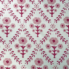 Indian Summer | Dark Pink Floral Fabric | Julia Brendel