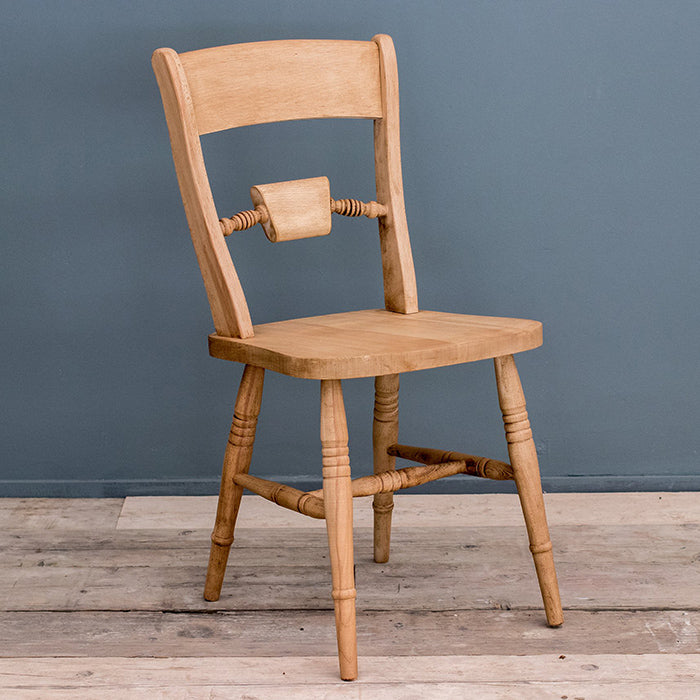 Solid Oak Rustic Farmhouse Dining Chair