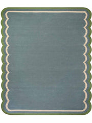 Flat Woven Scallop Rug