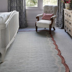New Zealand Wool Flatwoven Scallop Rug, Jennifer manners