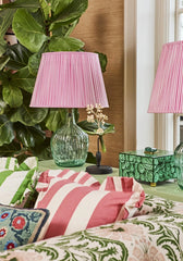 Ribbed Glass Table Lamp | Light Green | Casa by JJ