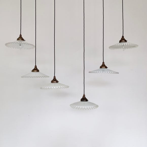 French Handkerchief Glass Shades