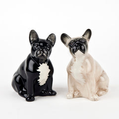 French Bulldog Salt & Pepper Set Quail Ceramics