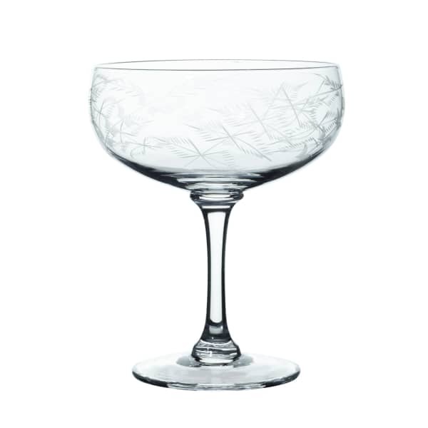 Fern Crystal cocktail glass the vintage list