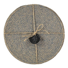 Jute Placemats Grey Natural Fibre Dining Serving Mats Tableware