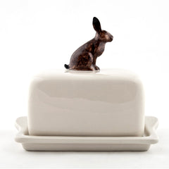 Hare Butter Dish Quail Ceramics