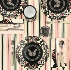 The Harlequin' Pink Check Napkin