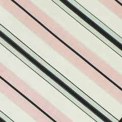 The Harlequin' Pink & Black Striped Table Cloth, Large