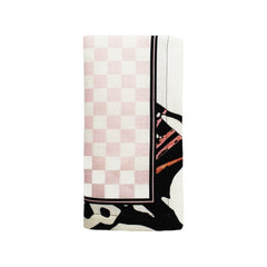 The Harlequin' Pink Check Napkin