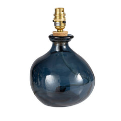 Petrol Blue Glass Table Lamp | Casa by JJ