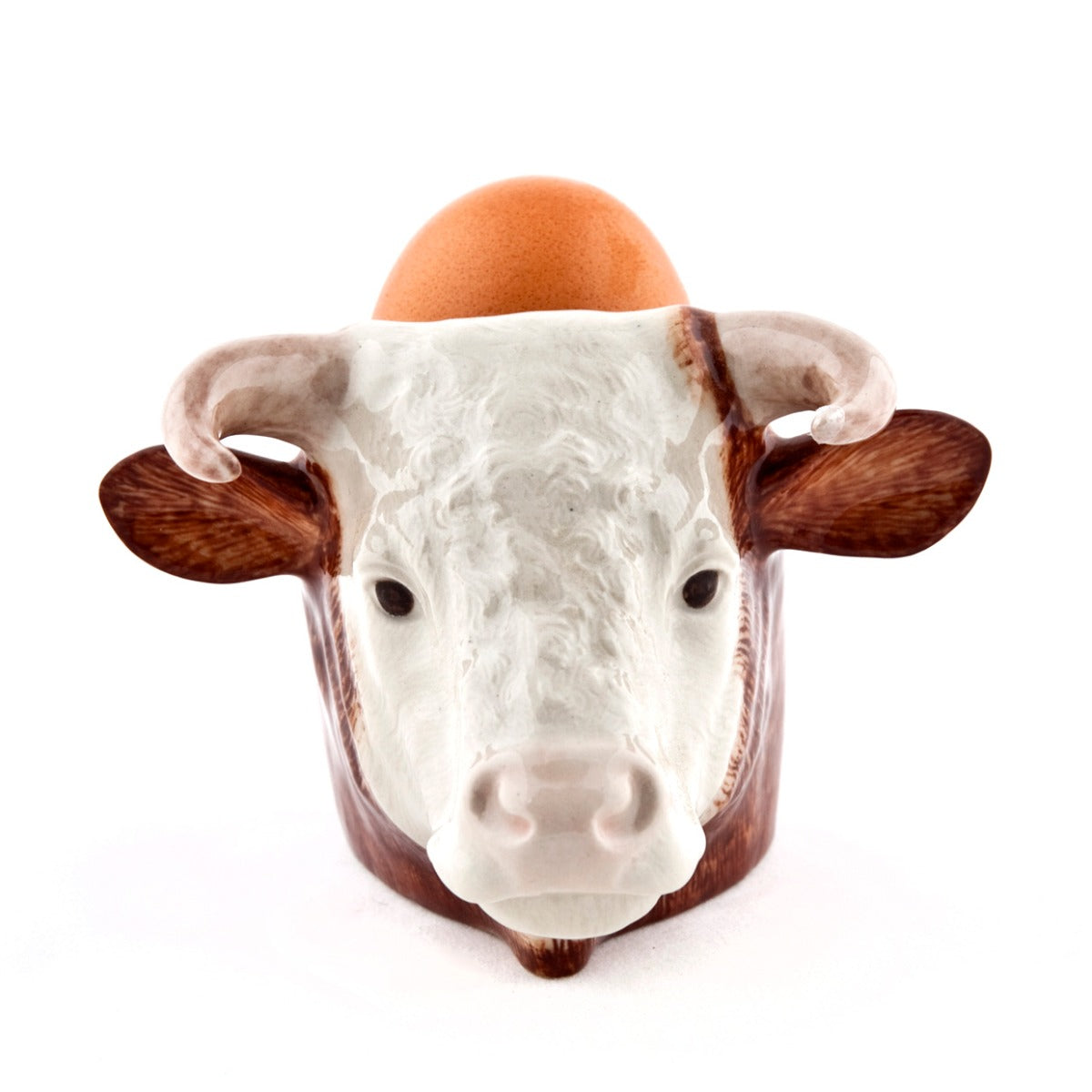 Hereford Bull Face Egg Cup Quail Ceramics