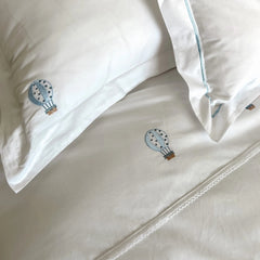 Children's Cotton Bed Linen Set- Hot Air Balloons, Cotton & Company