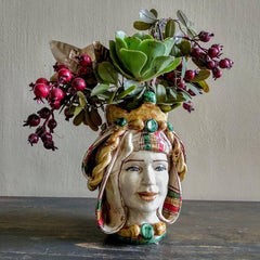 Febronia Head Vase, Agata Treasues Spanish Ceramics