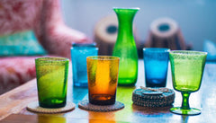 Jute Coasters Cornflower Natural Fibre Dining Tableware