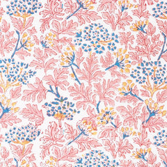 Kelpie' Block Printed Blue Floral Tablecloth