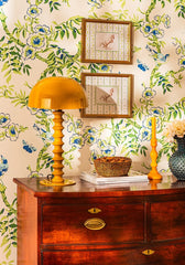 Tall Twisted Stem Lamp with Dome Shade | Mustard Yellow | Casa by JJ