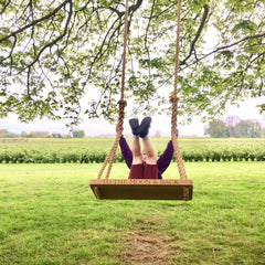 Solid Oak Personalised Large Swing | Oak & Rope Company
