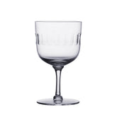 Set of 4 Crystal Daphne Wine Glasses | Lens Design | Vintage List