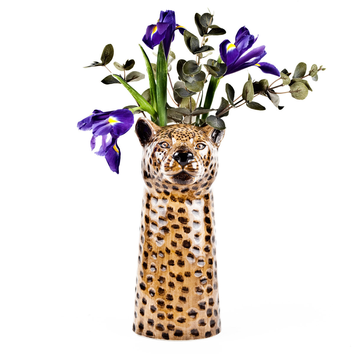 Leopard Flower Vase Quail Ceramics