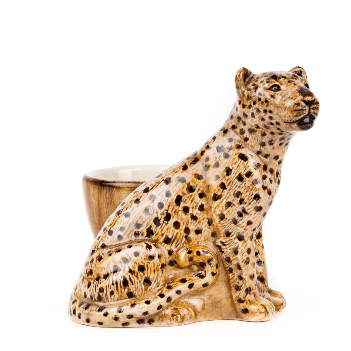 Leopard with Egg Cup