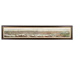 C.1845 Panoramic View of London and the River Thames