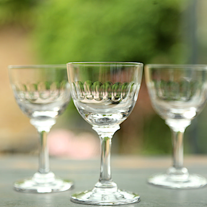 Set of 6 'Lens' Liqueur Glasses