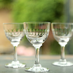 Set of 6 'Lens' Liqueur Glasses