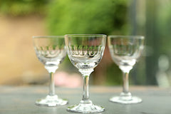Set of 6 'Lens' Liqueur Glasses