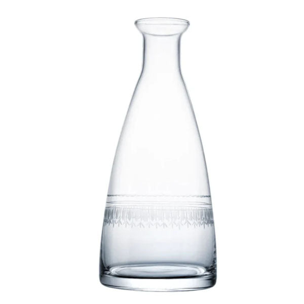 The Vintage List Crystal Table Carafe with Ovals Design
