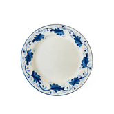 Mews Furnishings Spanish Handpainted Dinner Plate With Indigo 'Floral' Design