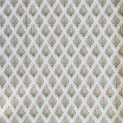 Mews Furnishings Tulips in French Grey & Pink Fabric