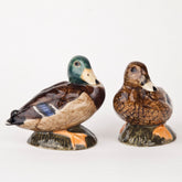 Mallard Salt & Pepper Set Quail Ceramics