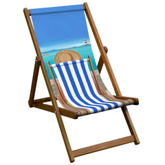 Vintage Inspired Wooden Deckchair with 'Deckchair' by Martin Wiscombe