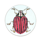 Melamine Eucalyptus Cork Printed Beetle Patterned Placemat
