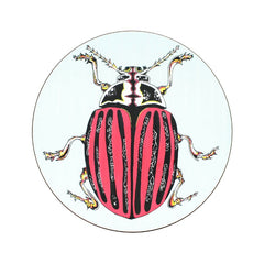 Melamine Eucalyptus Cork Printed Beetle Patterned Placemat