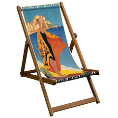 Vintage Inspired Wooden Deckchair- Calvi Beach - The Bystander Advert