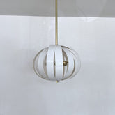 Mid Century Acrylic Pendant | Vintage Lighting