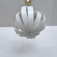 Mid Century Acrylic Pendant | Vintage Lighting