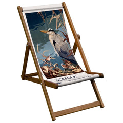 Vintage Inspired Wooden Deckchair- Norfolk- National Railway Museum Poster