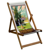 Vintage Inspired Wooden Deckchair- See The Peak District - National Railway Museum Poster