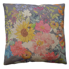 Floral Garden Boutique Linen Cushion