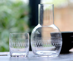 Ovals Carafe & Glass