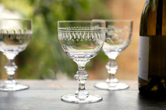 Set of 6 'Ovals' Wine Goblets