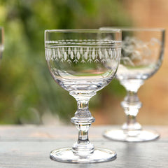 Set of 6 'Ovals' Wine Goblets