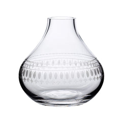 The Vintage List Oval Crystal Vase