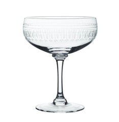 crystal cocktail glass oval design the vintage list 