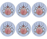 Ladybird Design Set of 6 Placemats