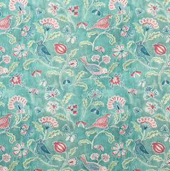 suzani jade fabric floral